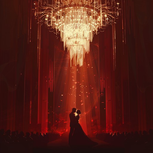 Experience the intertwining of romance and passion in an enchanting opera where intimate vocals and dramatic orchestral swells create a spellbinding night of deep emotions and desire.