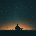 soothing guitar melody for night stargazers