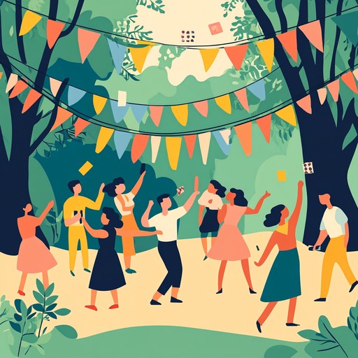 An upbeat and vibrant polka composition that captures the essence of a sunny summer day, perfect for outdoor celebrations and dance parties. The melody created by the accordion dances around playful rhythms, accompanied by infectious tambourines and a tuba that adds depth and richness to the soundscapes. It's ideal for creating an uplifting and joyful atmosphere.