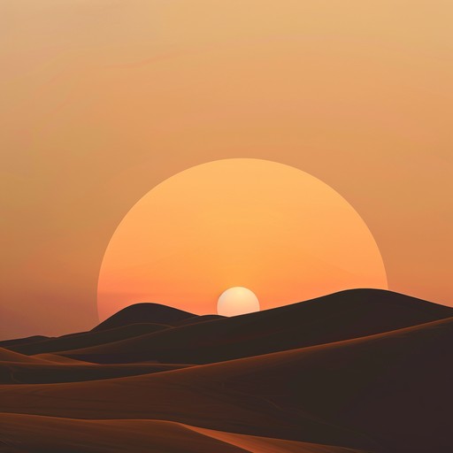 Imagine the first light of dawn cresting over vast sand dunes, the atmosphere filled with the sounds of a world awakening. This piece mirrors the tranquility and sublime expanse of the desert, blending traditional instruments with a sense of ancient mystery.