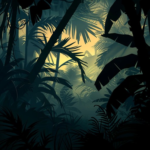 This track captures the essence of a dense, mysterious jungle at dusk, with layers of intricate percussive rhythms mimicking the sound of raindrops and wildlife. The soundscape is further enriched with ambient, nature-inspired synths and subtle melodic elements, creating an immersive auditory experience