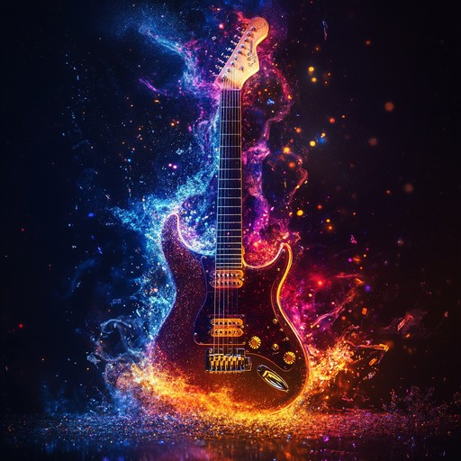 An electrifying instrumental piece that weaves intense guitar riffs with glam rock flair, delivering explosive energy and vibrant melodies that awaken the senses.