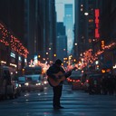 city sounds blended with rustic storytelling elements
