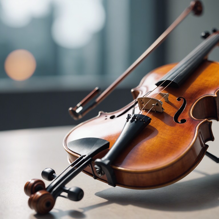 A lush orchestral composition that complements the emotional landscape of an anime series, designed to underline key moments of achievement and conflict with a rich violin led melody.