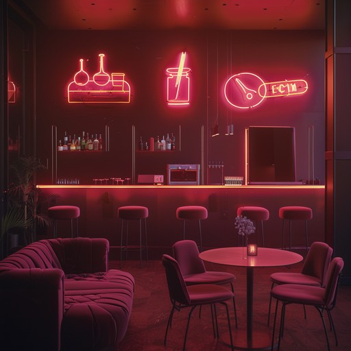 Encounter a soundscape of smooth synths and ambient rhythms blending seamlessly to capture the sophisticated elegance of an 80s neon lit night. The track intricately balances nostalgia with modern synthwave elements, making it ideal for adding a touch of retro glamour to contemporary art projects