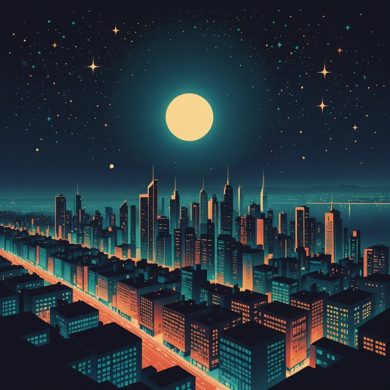 This track weaves through the heart of a bustling, neon lit metropolis with a blend of smooth r&b vibes juxtaposed against the energetic pulse of city life. The rhythm flows like the city's nightlife, vibrant and ceaseless, while each note resonates with the soulful depth typical of an epic r&b ballad. The echoing melodies of a gorgeously played electric piano traverses through themes of love, longing, and the electric buzz of a night never forgotten.