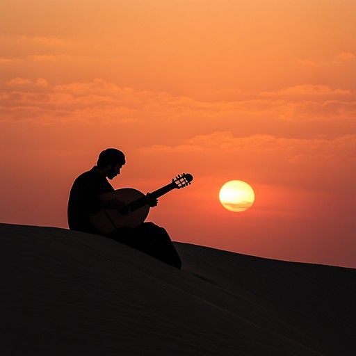 A calming instrumental featuring the soothing tones of the oud, inspired by the tranquility of desert landscapes and the rich heritage of middle eastern music