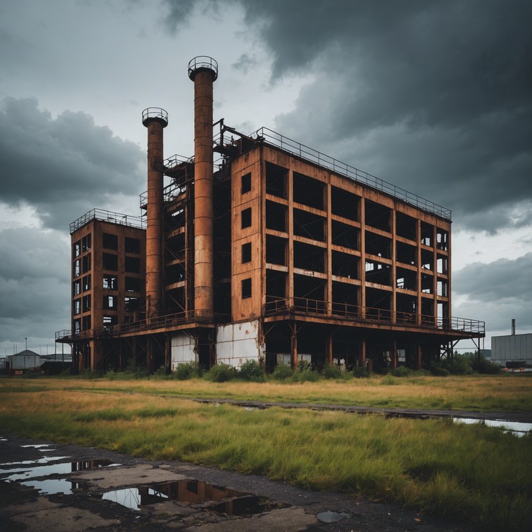 In a soundscape resembling a post industrial wasteland, grime beneath shadows combines the relentless energy of dubstep with stark industrial tones, crafting a narrative of resilience and power. This gritty instrumental track uses distorted synths and heavy bass drops to create an immersive journey through dark, oppressive atmospheres, punctuated by moments of cathartic release.