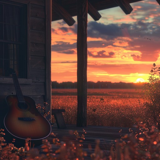 A calming instrumental track capturing the essence of a lazy summer afternoon on a porch. The delicate strumming of the acoustic guitar infuses the piece with a sense of timeless americana, while subtle background textures add to the tranquility. Ideal for evoking nostalgia and peace.