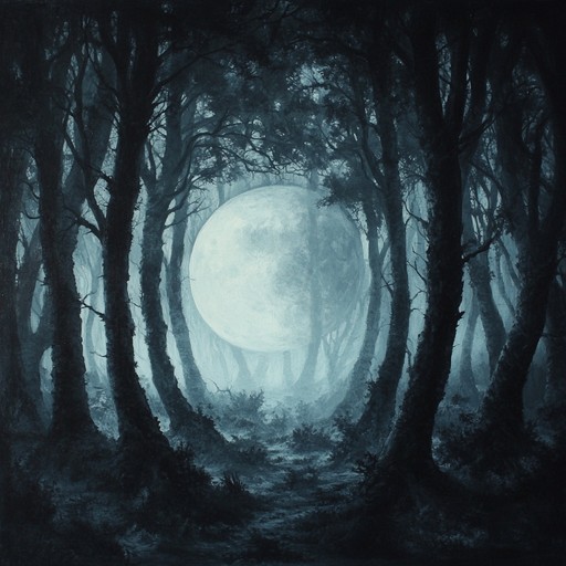 Invoking the haunting allure of a moonlit forest, this dark folk instrumental takes listeners on an eerie journey through twisted branches and spectral shadows. The combination of acoustic guitar melodies, haunting harmonies, and subtle ambient textures creates an otherworldly atmosphere. It captures the silent whispers of nature and the unseen spirits of the night, rendering an enigmatic and deeply evocative soundscape.