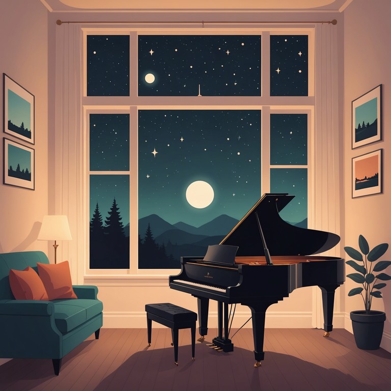 A soft piano composition perfect for unwinding after a long day, designed to soothe the listener into a state of peaceful contemplation. This track serves as a melodious backdrop that enhances moments of solitude or intimate gatherings.