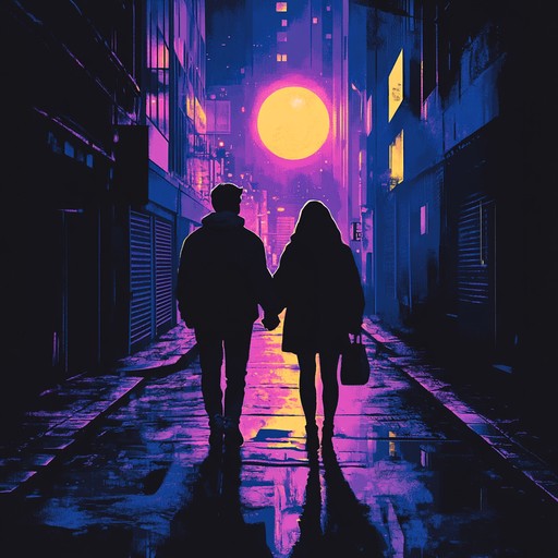 This track captures the bittersweet essence of nostalgic love, framing the bustling backdrop of a neon lit city with emotive chords and delicate melodies. The journey evokes deep seated emotions of longing and warmth, as if walking hand in hand down memory lane under a moonlit sky. Its delicate texture and tender harmonies paint a picture of romance and reflection, perfect for a sentimental k pop ballad.