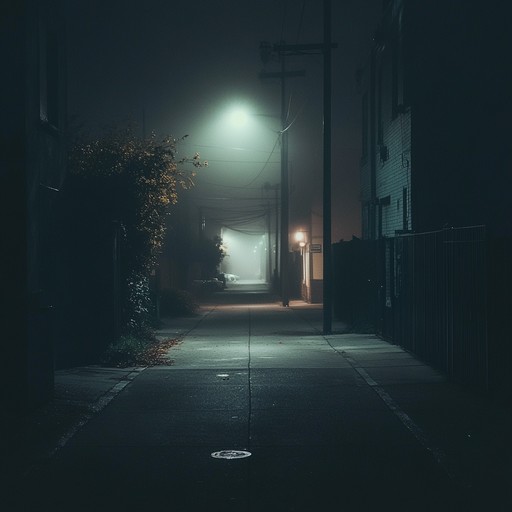 A dark and atmospheric uk garage instrumental featuring haunting melodies, deep basslines, and eerie soundscapes that evoke the feeling of walking alone through deserted city streets at night.