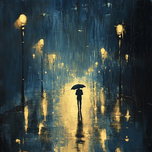 An instrumental journey blending intimate electric piano with subtle trip hop rhythms, capturing the melancholic beauty of rainy nights in the city, ideal for reflection and introspective moments.