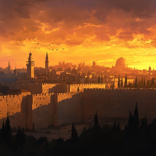 Drawing from ancient jewish musical traditions, this track features haunting melodies that evoke the bustling markets and solemn prayers of old jerusalem. An immersive experience that connects the past with present emotions through music.