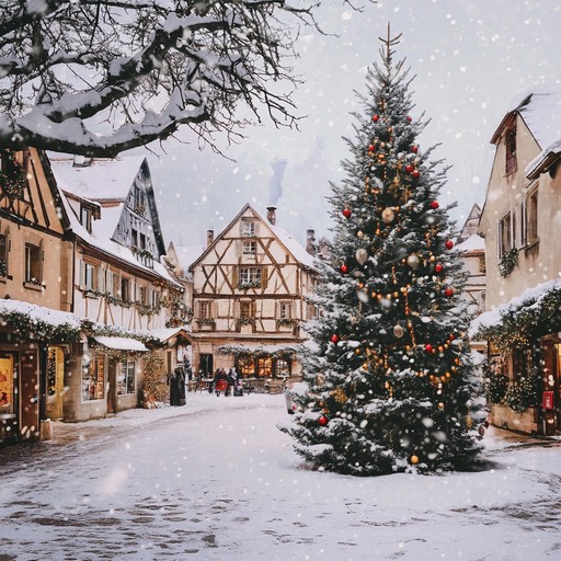 An enchanting track where the holiday spirit takes center stage. As the sun sets, the lively sound of bells and choruses evoke scenes of busy festive markets and joyful gatherings. The music narrates an evening of warmth and celebration, with harmonic textures that warm the heart.