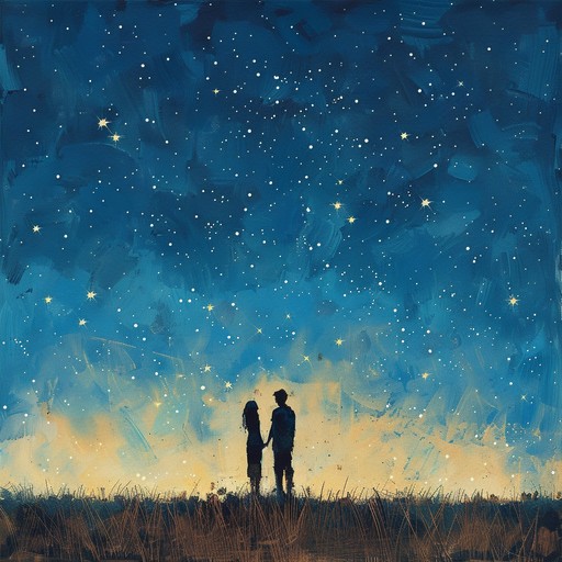 This composition creates an enchanting and romantic atmosphere under a starlit sky. Featuring orchestral strings that gently build into a crescendo, the piece evokes feelings of love and wonder, making it a perfect soundtrack for intimate moments.