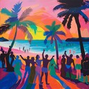 energetic rhythm with tropical and sunset inspired tunes.