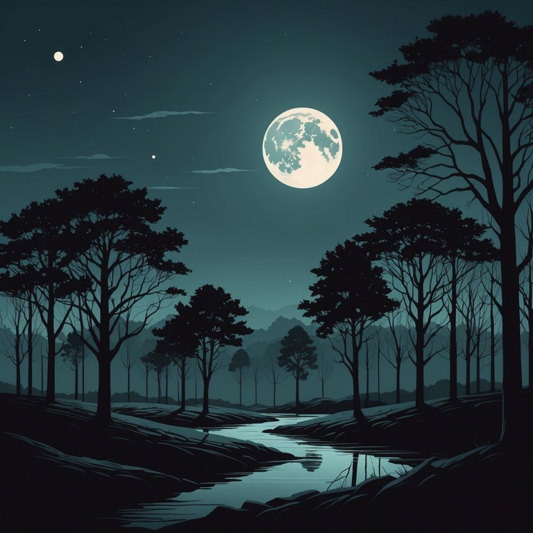 In this composition, the sound of a piano is utilized to craft a haunting yet peaceful melody. The track intertwines darker tonal elements with tranquil melodies, embodying a serene yet melancholic ambience. This piece captures the contrasting sensations of solace found within the night's embrace, making it perfect for introspective listening or background ambiance.