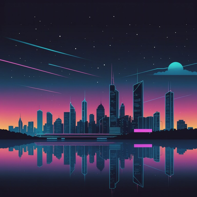 This track embodies the essence of a neon lit city at night, defined by layers of moody synths that paint a picture of modern urban landscapes. It blends dreamy atmospherics with the pulsating rhythms of city life.