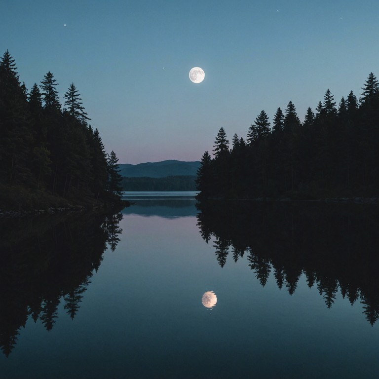 This ballad invokes a dreamlike state with its gentle melodies and soft, flowing harmonies that echo like whispers under the moonlight. It captures the essence of a serene, magical night where everything seems possible and time slows down. The soothing sounds create a soundscape perfect for introspective moments or calming an anxious mind. This ballad invokes a dreamlike state with its gentle melodies and soft, flowing harmonies that echo like whispers under the moonlight. It captures the essence of a serene, magical night where everything seems possible and time slows down. The soothing sounds create a soundscape perfect for introspective moments or calming an anxious mind.