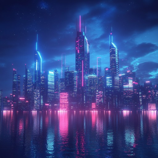 Experience a soothing atmosphere of futuristic soundscapes, interwoven with chill lo fi beats and ambient synths, creating a dreamlike state perfect for relaxation and introspection.