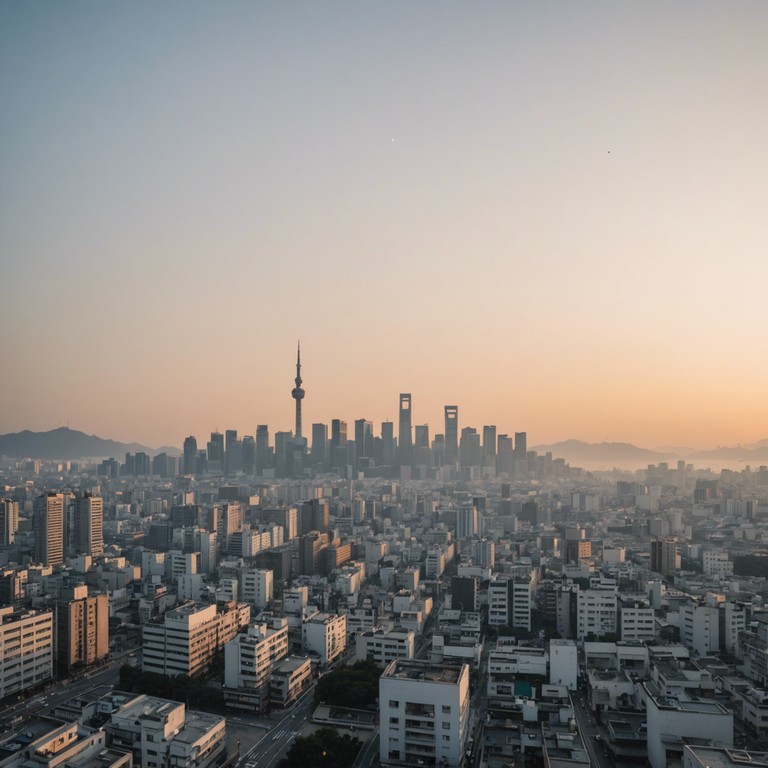 This track captures the serene and peaceful essence of a morning in seoul, combining traditional korean instruments with subtle modern influences to create a soothing soundscape that represents the city's blend of history and modernity. Reflective melodies intertwine to emulate the gentle sunrise, bringing a sense of calm and renewed hope.