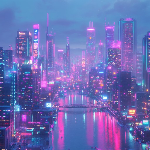 Experience a dreamlike journey through whimsical neon nightscapes with gentle melodies and soft synths set to a calming beat. Ambient textures and floating leads create an ethereal, immersive soundscape that transports you to a serene and fantastical realm