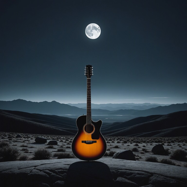 Imagine a scenario where every guitar note is a voice of protest and every melody a statement against conformity. As the moon casts its glow, the electric guitar's rebellious tunes turn into an anthem of freedom and resistance.