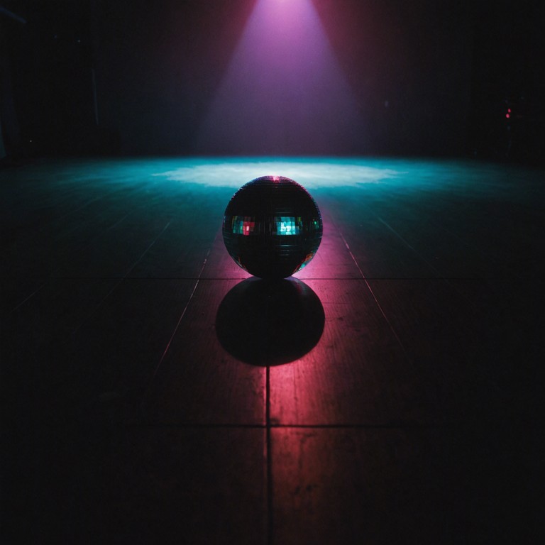 A track that captures the essence of solo dancing under a dimly lit disco ball, embodying a mix of joyful rhythms and introspective moments. Perfect for capturing solitary yet vibrant disco vibes