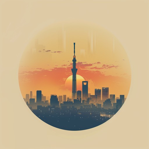 A breezy, relaxed j pop track capturing the essence of a lazy tokyo summer afternoon, blending mellow synths and gentle guitar strums. The melody flows like a warm breeze through the cityscape, inviting listeners to unwind and daydream under the urban sun.