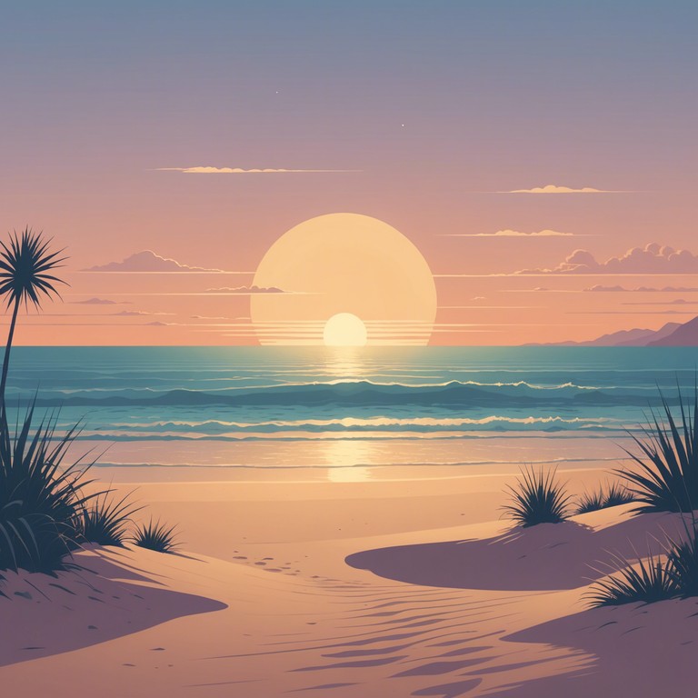 A tender, calm acoustic bossa nova piece echoing the tranquility of a slowly setting sun, this track offers a perfect backdrop for quiet moments of introspection or romantic evenings.