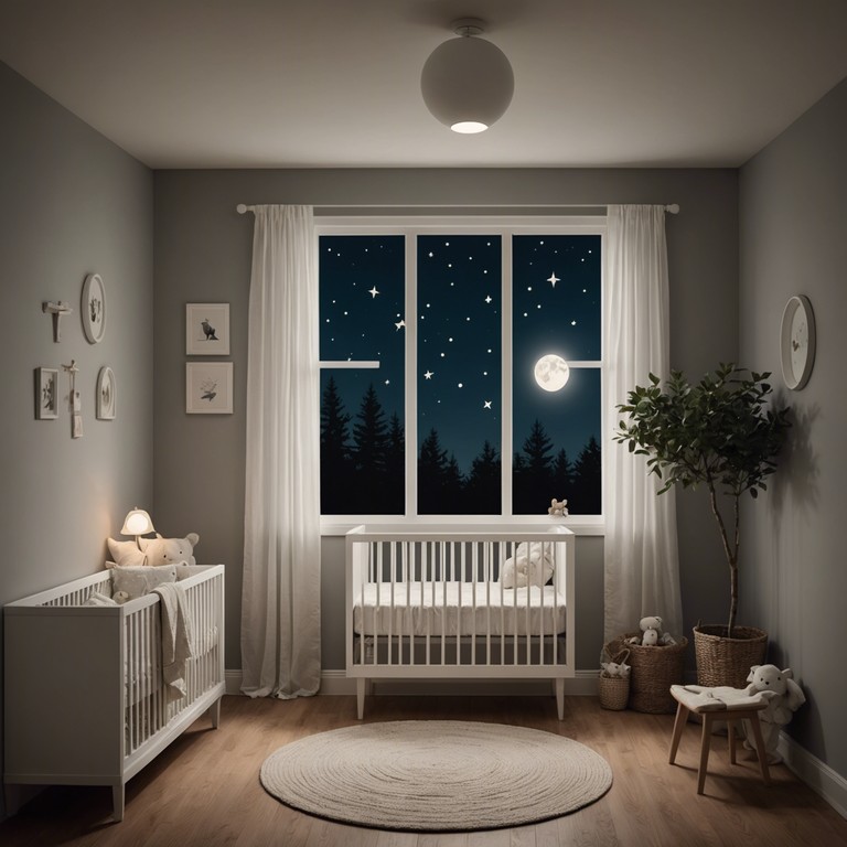 In this modern take on traditional lullabies, rich harp melodies blend effortlessly with elements of smooth jazz to create a tranquil landscape of sound, perfect for easing into a restful night's sleep at any age. The gentle fusion of genres promotes a calming, enveloping atmosphere that nurtures peaceful sleep and relaxation.