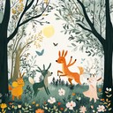 lighthearted melodies evoking magical woodland celebrations.