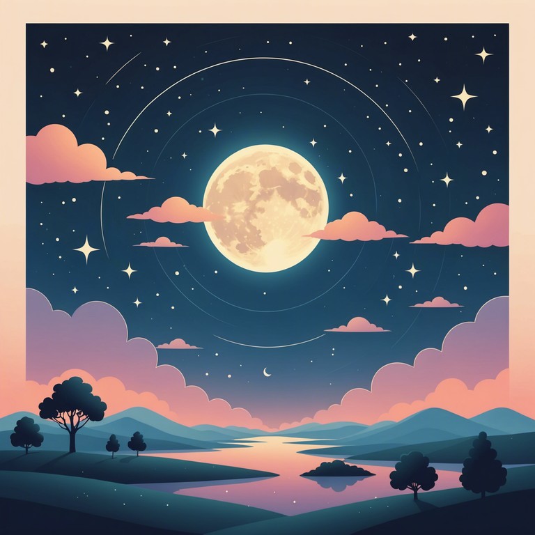 A panorama of gentle beats and soft electric piano melodies creating a serene night time playground for the soul, perfect for relaxation and unplugging from the day's stress.