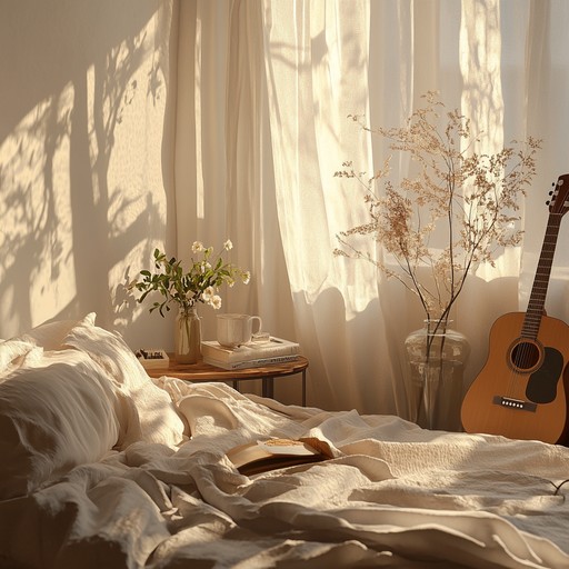 An upbeat instrumental reflecting the joyful spirit of a cheerful morning lullaby. With breezy guitar riffs and uplifting tones, this bedroom pop composition encapsulates the warmth and ease of a bright morning. It exudes a fresh and optimistic vibe, filling the room with light and positivity.