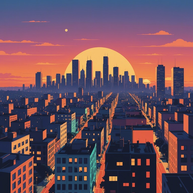 Imagine a journey through an ephemeral sonic landscape, where the vibrations of a soulful electric guitar blend seamlessly with psychedelic rock influences, forming a lush, dream like atmosphere. The track tells a story of a sun setting over a distant, mysterious city, casting vibrant colors and shadows that dance to the rhythm of the music.