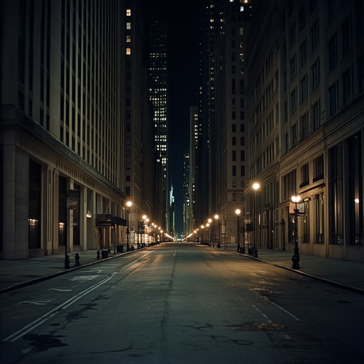 A somber instrumental rap track featuring haunting melodies over slow, heavy beats, capturing the loneliness of deserted urban landscapes at night. Atmospheric piano blends with minimalist percussion to evoke introspection.