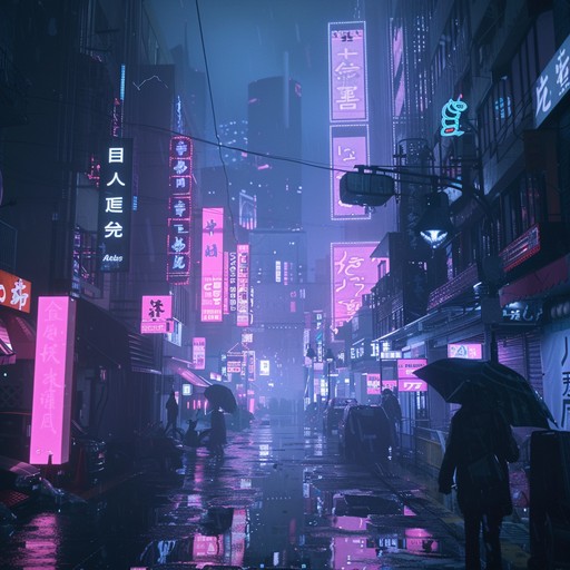 Dive into a neon lit, shadowy world where pulsating beats and ethereal synths create an atmosphere of dark vibrancy. The track captures the essence of a futuristic metropolis veiled in mystery and melancholic beauty, perfect for late nights and introspective moments.