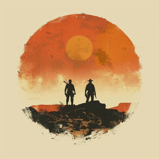 A composition featuring the resonant twang of a steel guitar, paired with distant drums and eerie echoes of the wind. This piece conveys the climactic tension of two adversaries facing off on a desolate highway, where the stakes are high and the atmosphere is thick with suspense and impending drama. Perfect for underscoring scenes of confrontation or moments of intense anticipation.