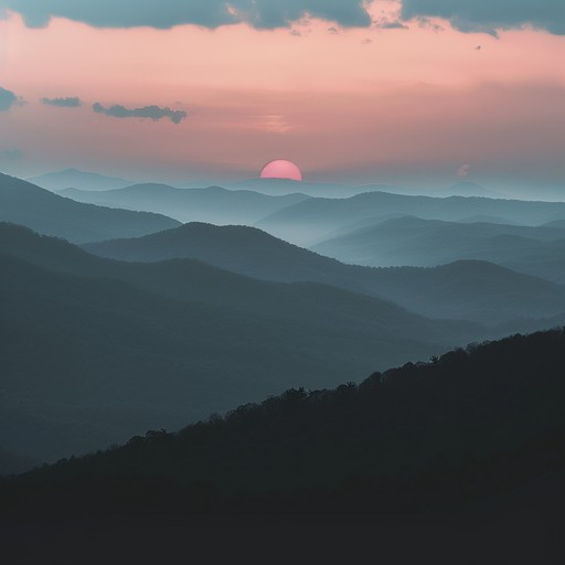 Picture yourself standing atop a misty appalachian peak as the first rays of sunlight break through the clouds, illuminating the lush green valleys below. This serene acoustic composition captures that moment of tranquility and natural wonder, with delicate fingerpicked guitar melodies, soft fiddle strains, and the gentle whisper of a harmonica floating on the breeze.