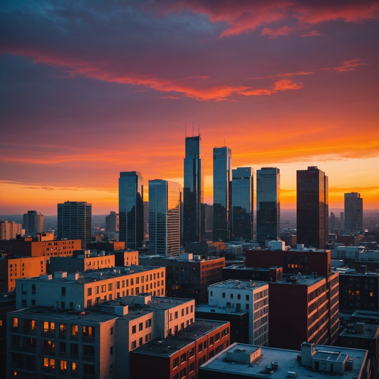 Imagine strolling through bustling city streets as the sky transitions into night, with the smooth sound of a saxophone guiding your way. It's music that captures the essence of urban elegance and the pulsating life of the metropolis.