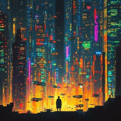 An adrenaline fueled instrumental track that captures the pulsating energy of a cyberpunk metropolis at night, blending aggressive synths, driving beats, and atmospheric textures to immerse the listener in a high tech dystopian world.