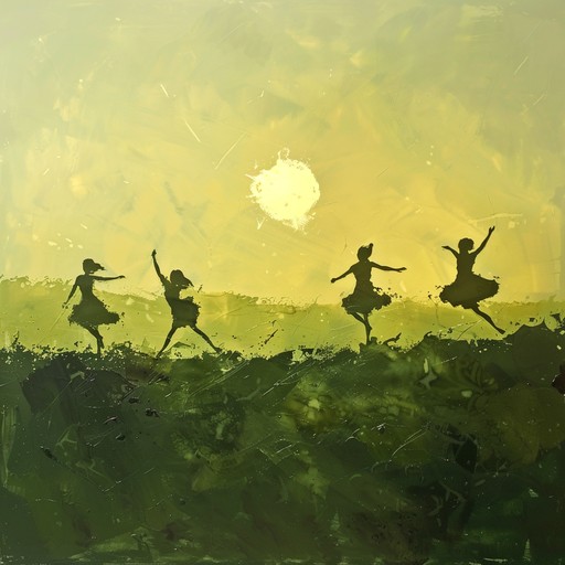 This piece captures a playful dance that takes place in a sun drenched meadow, evoking images of carefree frolicking and gentle spins. The enchanting waltz combines airy, light hearted melodies with whimsical, fluttering rhythms, inviting listeners to join the carefree celebration of nature’s beauty.