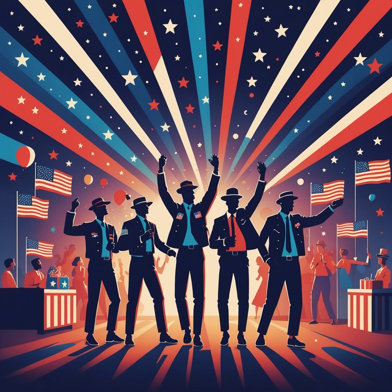 Reinventing the classic patriotic music with a modern twist by mixing in elements of funk and vibrant electric bass, this version stays true to its roots while appealing to a contemporary audience who appreciate both tradition and innovation.