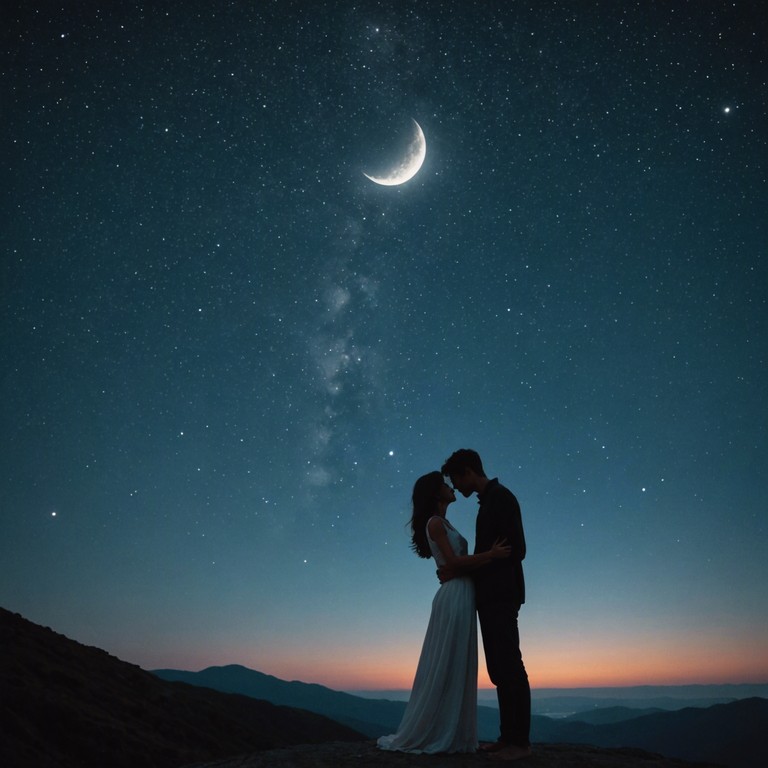 A smooth composition creating an intimate atmosphere, perfect as lovers sway under a moonlit sky. Echoes of love intertwined with soulful bass adventures, capturing the essence of deep connection and moonlit romance.