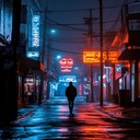 instrumental new wave journey through introspective urban night scenes