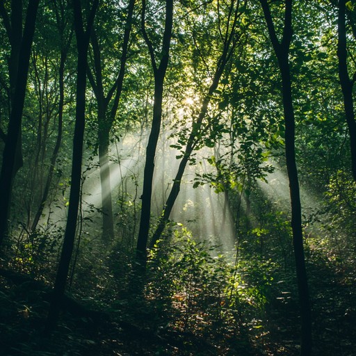 A serene minimalist composition that conjures the image of a gentle breeze rustling through leaves on a warm afternoon. Soft piano melodies weave a tranquil atmosphere that soothes the soul, perfect for moments of reflection and tranquility. The use of minimal notes and space allows listeners to breathe and sink into calmness.