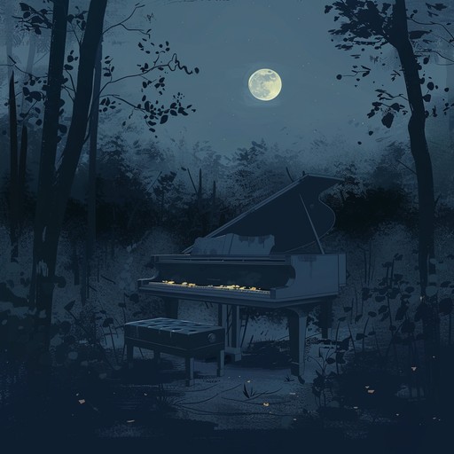 Haunting and surreal, this composition wavers between light and shadow, performed on a grand piano. The contemporary classical approach adds a modern touch to an enigmatic motif, creating an evocative and reflective atmosphere.