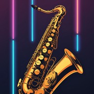 intimate sax in energetic k pop rhythm